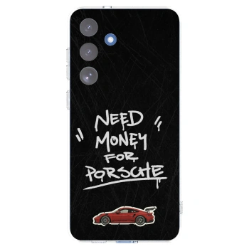 Picasee silikónový prehľadný obal pre Samsung Galaxy S25 FE 5G - Dark Racer