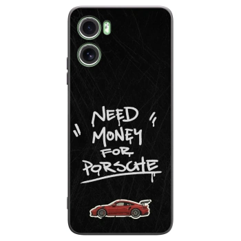 Picasee silikónový čierny obal pre Motorola Moto G06 - Dark Racer