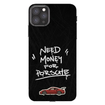 Picasee silikónový prehľadný obal pre Apple iPhone 11 Pro Max - Dark Racer