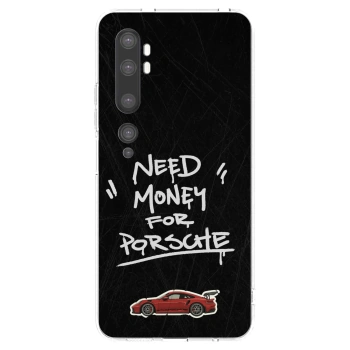 Picasee silikónový prehľadný obal pre Xiaomi Mi Note 10 (Pro) - Dark Racer