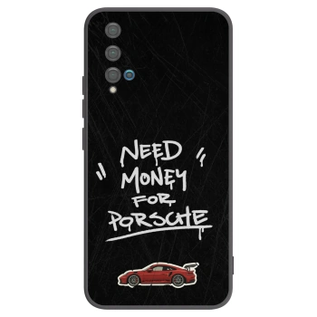 Picasee silikónový čierny obal pre Huawei Nova 5T - Dark Racer