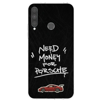 Picasee silikónový prehľadný obal pre Huawei P40 Lite E - Dark Racer