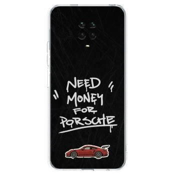 Picasee silikónový prehľadný obal pre Xiaomi Redmi Note 9 Pro - Dark Racer