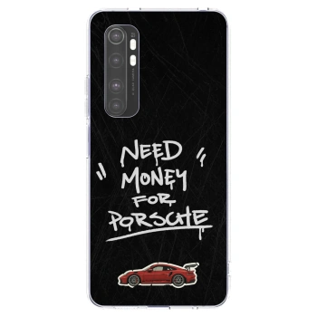 Picasee silikónový prehľadný obal pre Xiaomi Mi Note 10 Lite - Dark Racer
