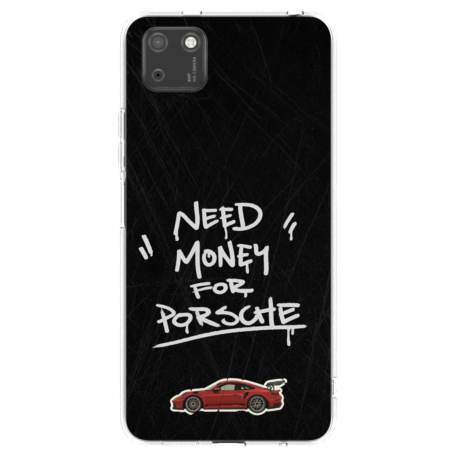 Picasee silikónový prehľadný obal pre Huawei Y5P - Dark Racer