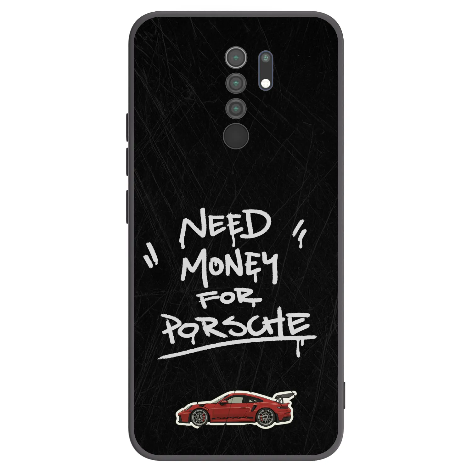 Picasee silikónový čierny obal pre Xiaomi Redmi 9 - Dark Racer