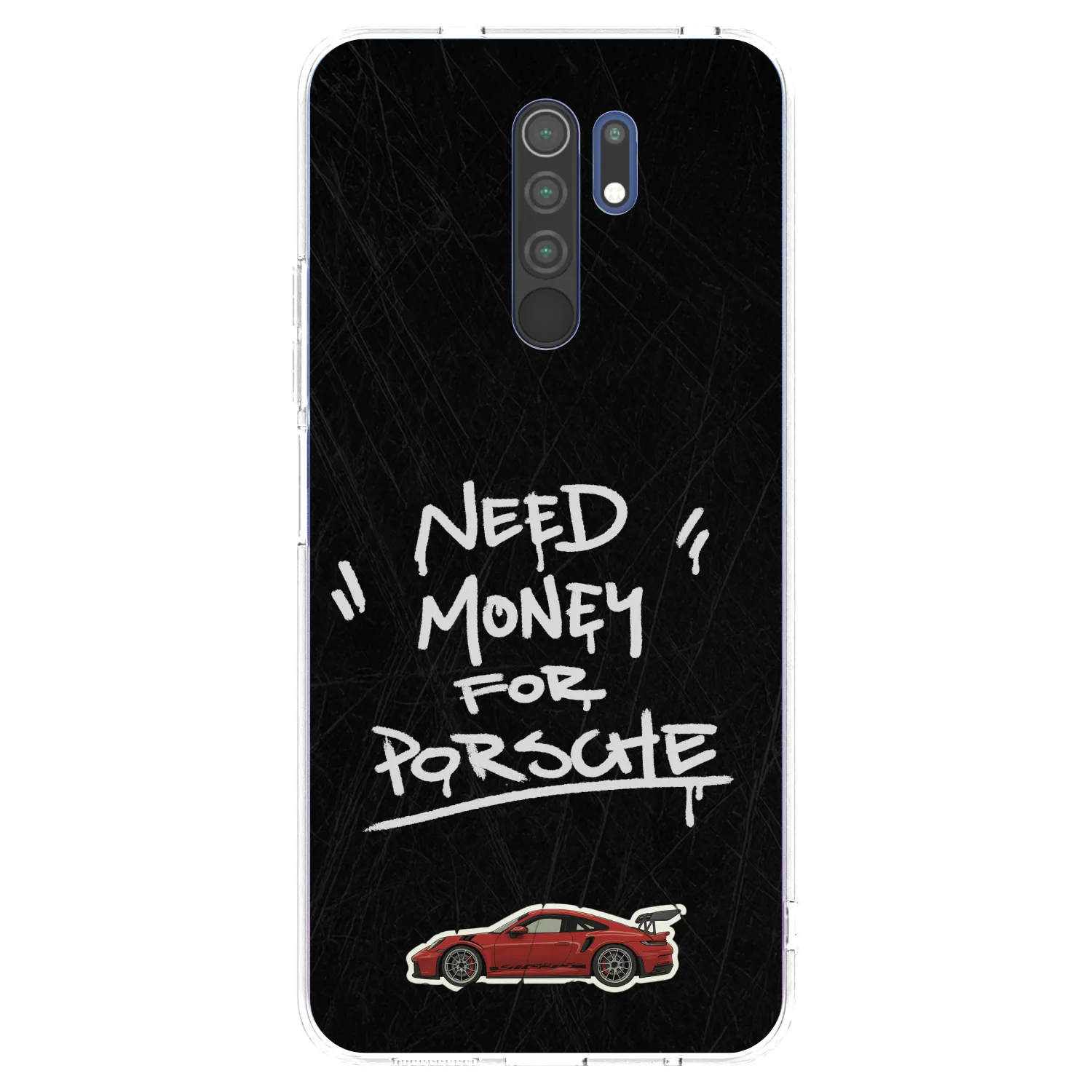 Picasee silikónový prehľadný obal pre Xiaomi Redmi 9 - Dark Racer