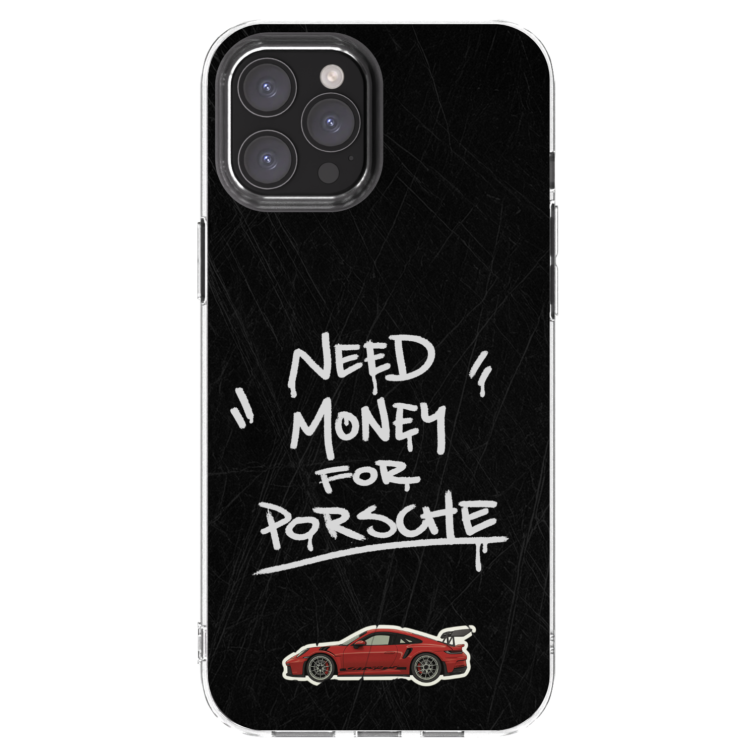 Picasee silikónový prehľadný obal pre Apple iPhone 12 Pro Max - Dark Racer