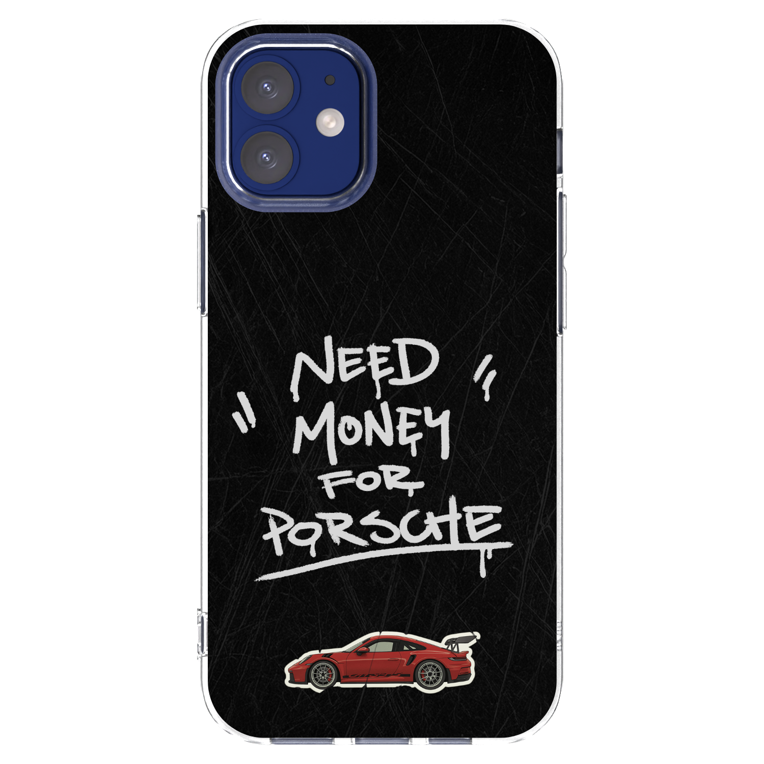 Picasee silikónový prehľadný obal pre Apple iPhone 12 mini - Dark Racer