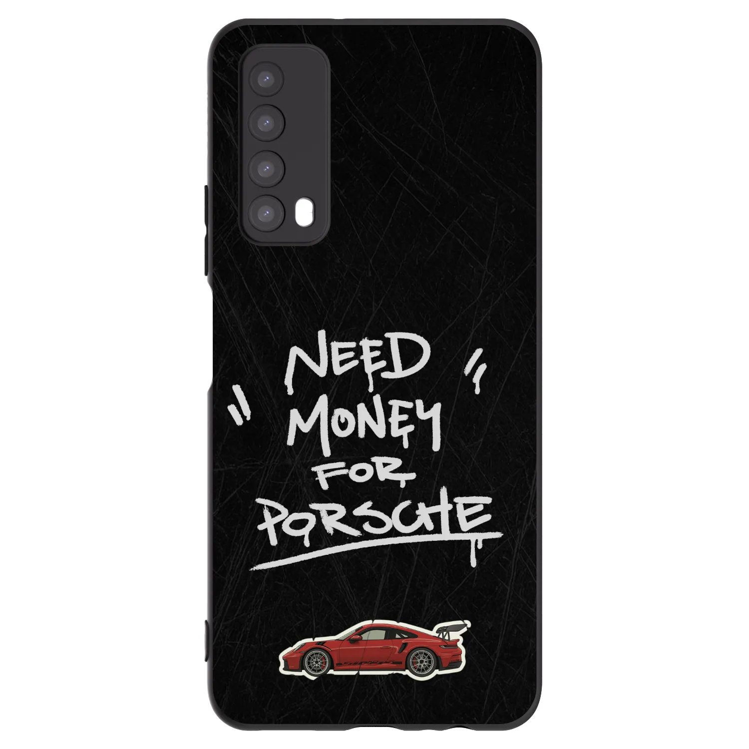 Silikónový čierny obal pre Huawei P Smart 2021 - Dark Racer