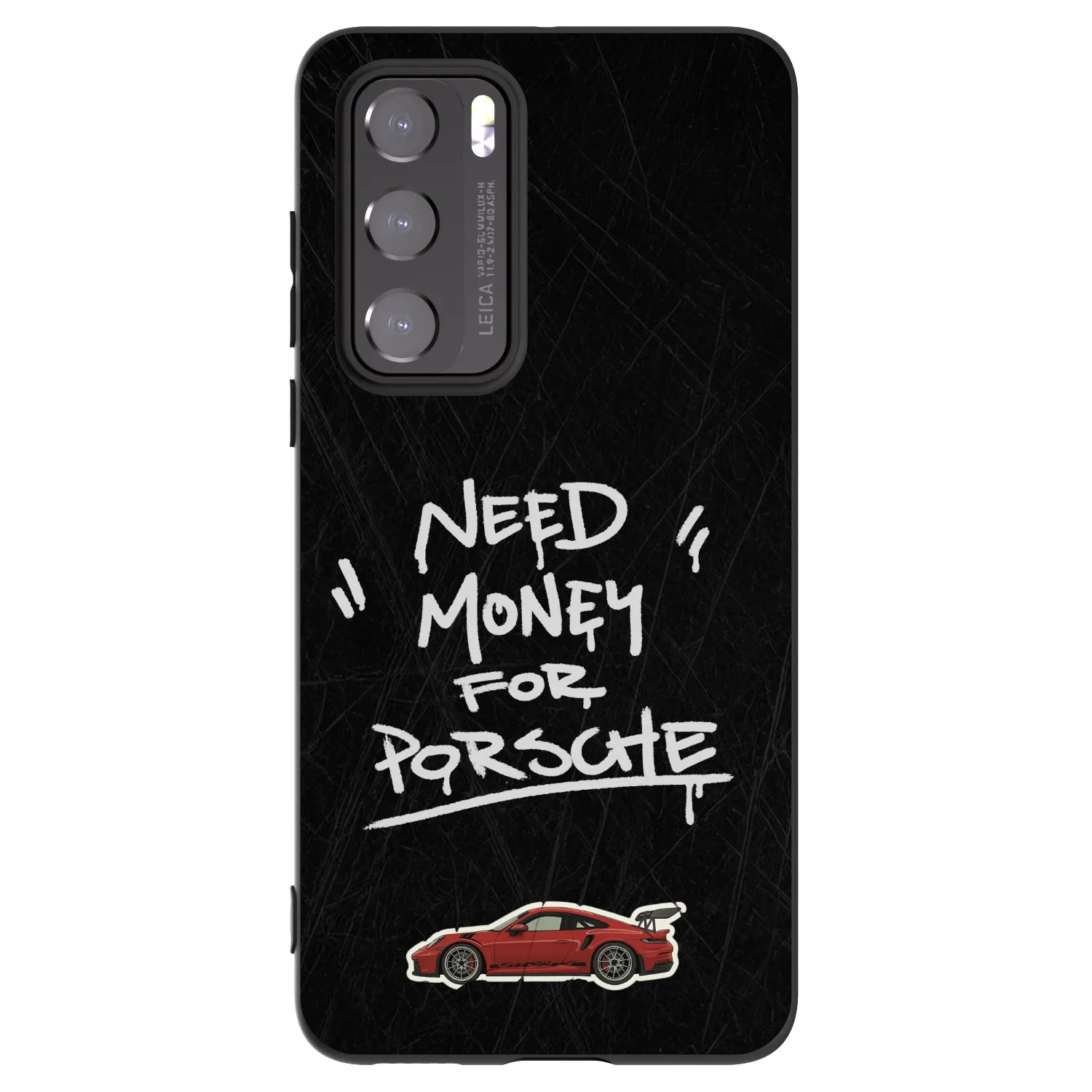 Picasee silikónový čierny obal pre Huawei P40 - Dark Racer
