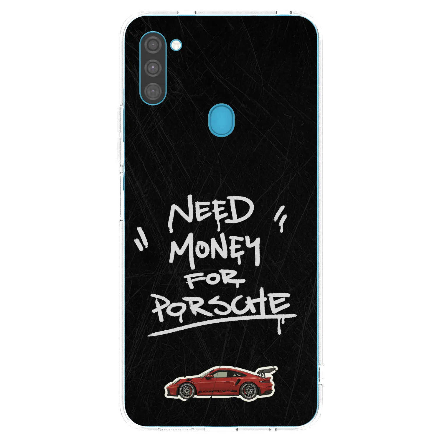 Picasee silikónový prehľadný obal pre Samsung Galaxy M11 - Dark Racer