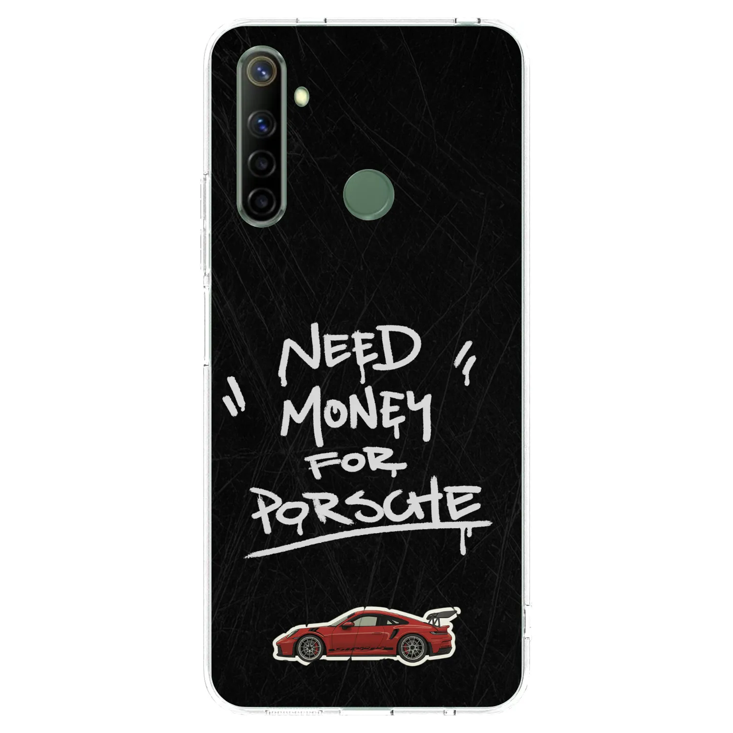 Picasee silikónový prehľadný obal pre Realme 6i - Dark Racer