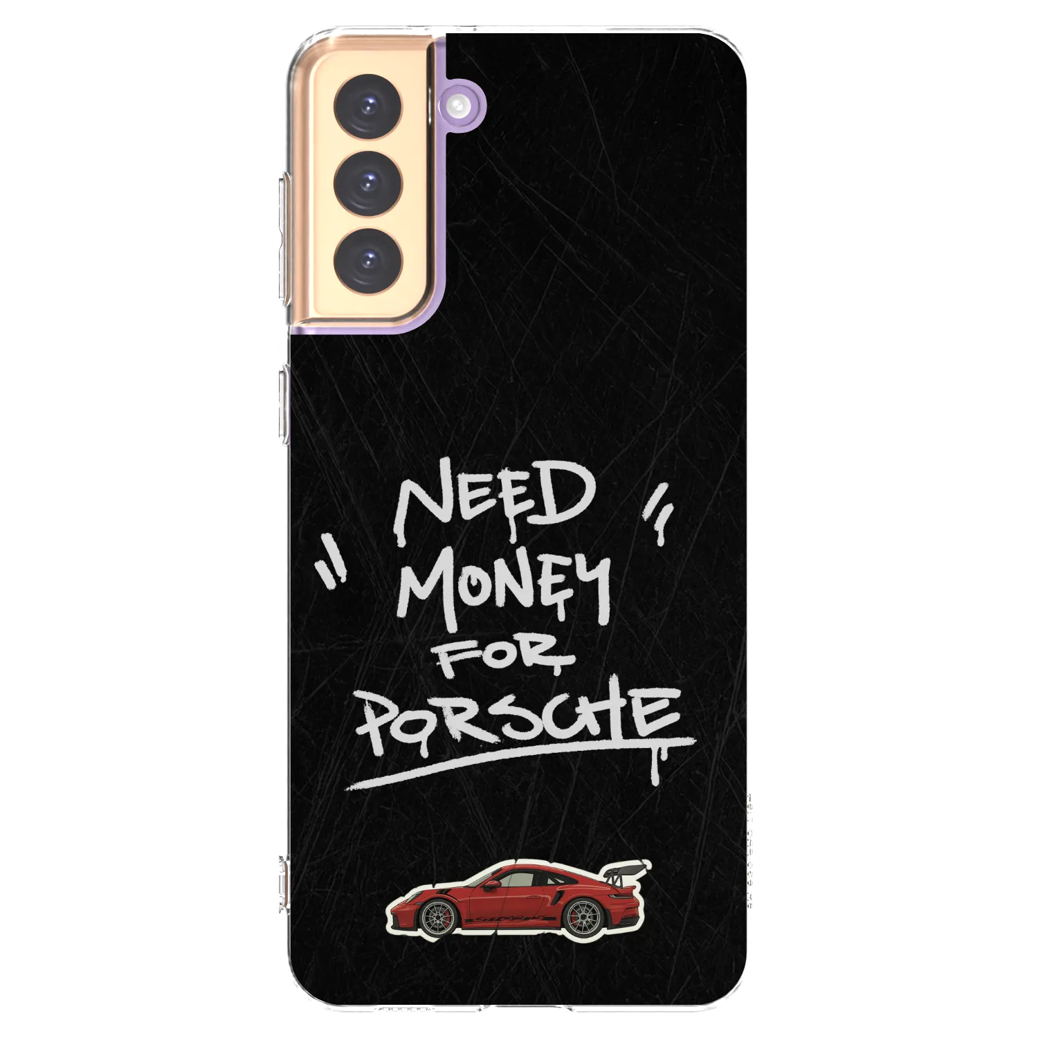 Picasee silikónový prehľadný obal pre Samsung Galaxy S21+ 5G G996F - Dark Racer
