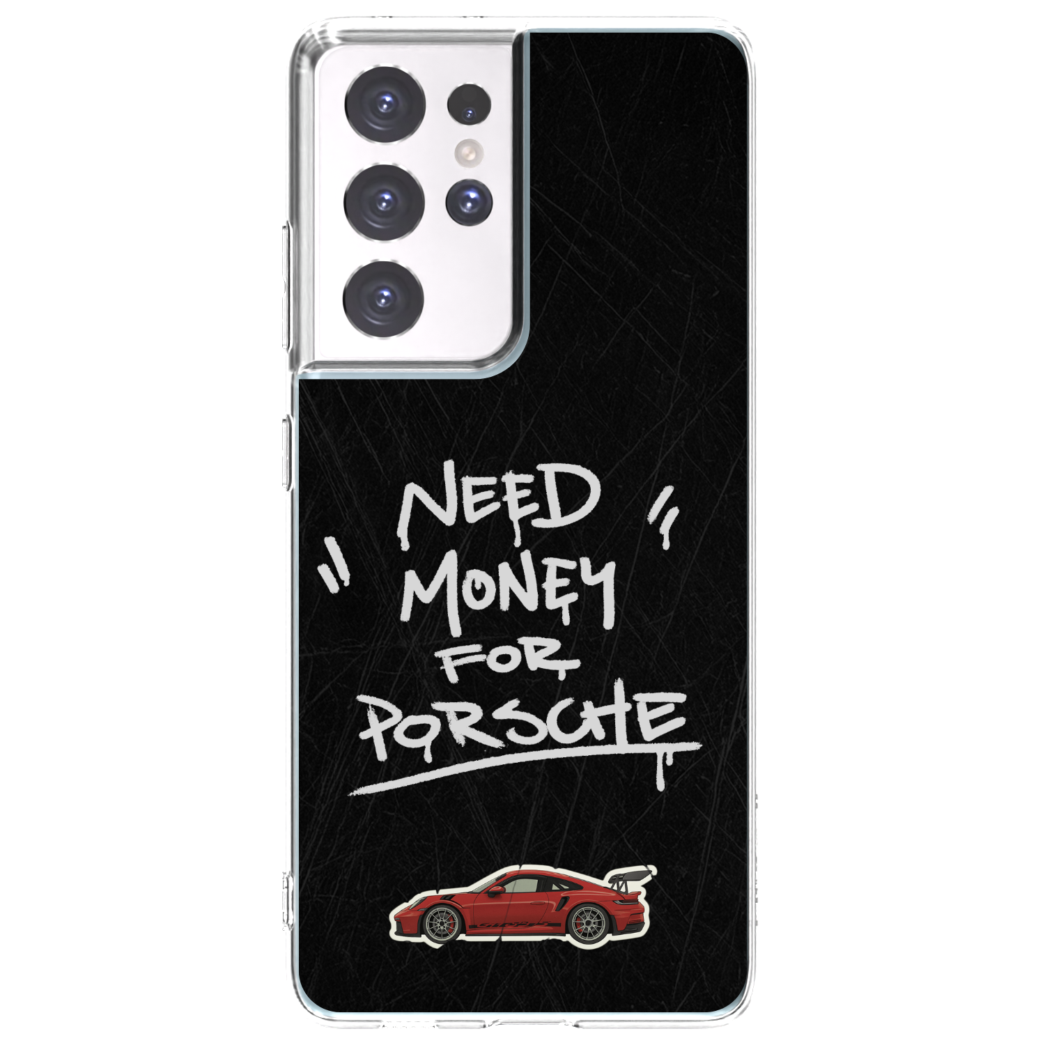 Picasee silikónový prehľadný obal pre Samsung Galaxy S21 Ultra 5G G998B - Dark Racer