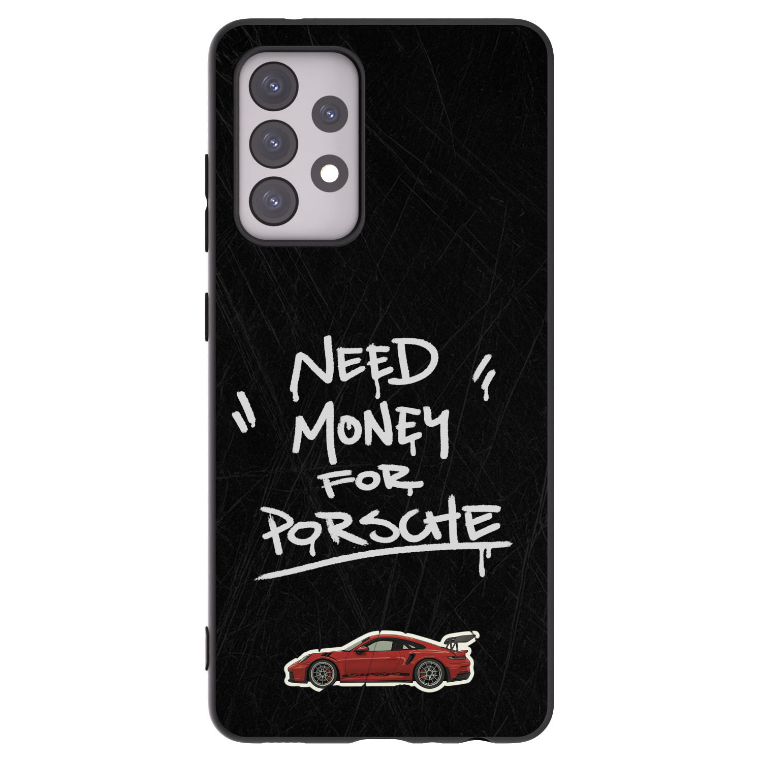 Picasee silikónový čierny obal pre Samsung Galaxy A52 5G A525F - Dark Racer