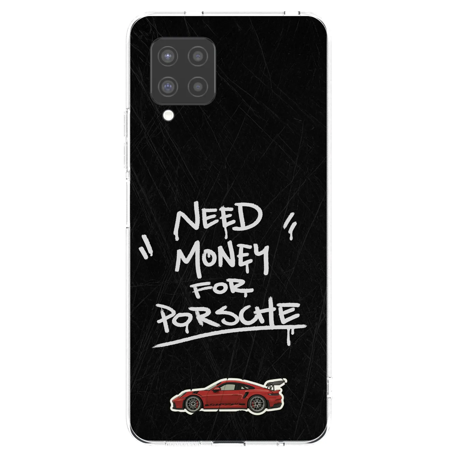 Picasee silikónový prehľadný obal pre Samsung Galaxy A42 A426B - Dark Racer