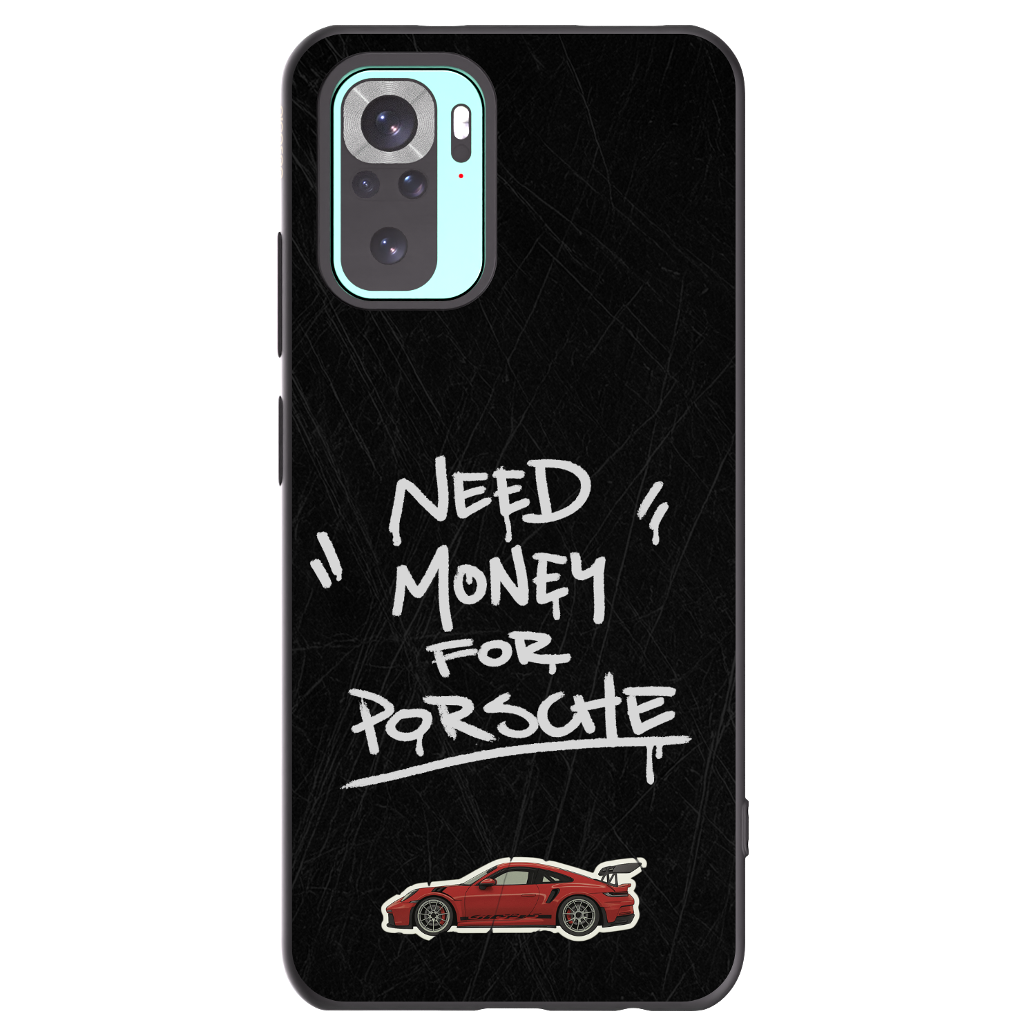 Picasee silikónový čierny obal pre Xiaomi Redmi Note 10 Pro - Dark Racer