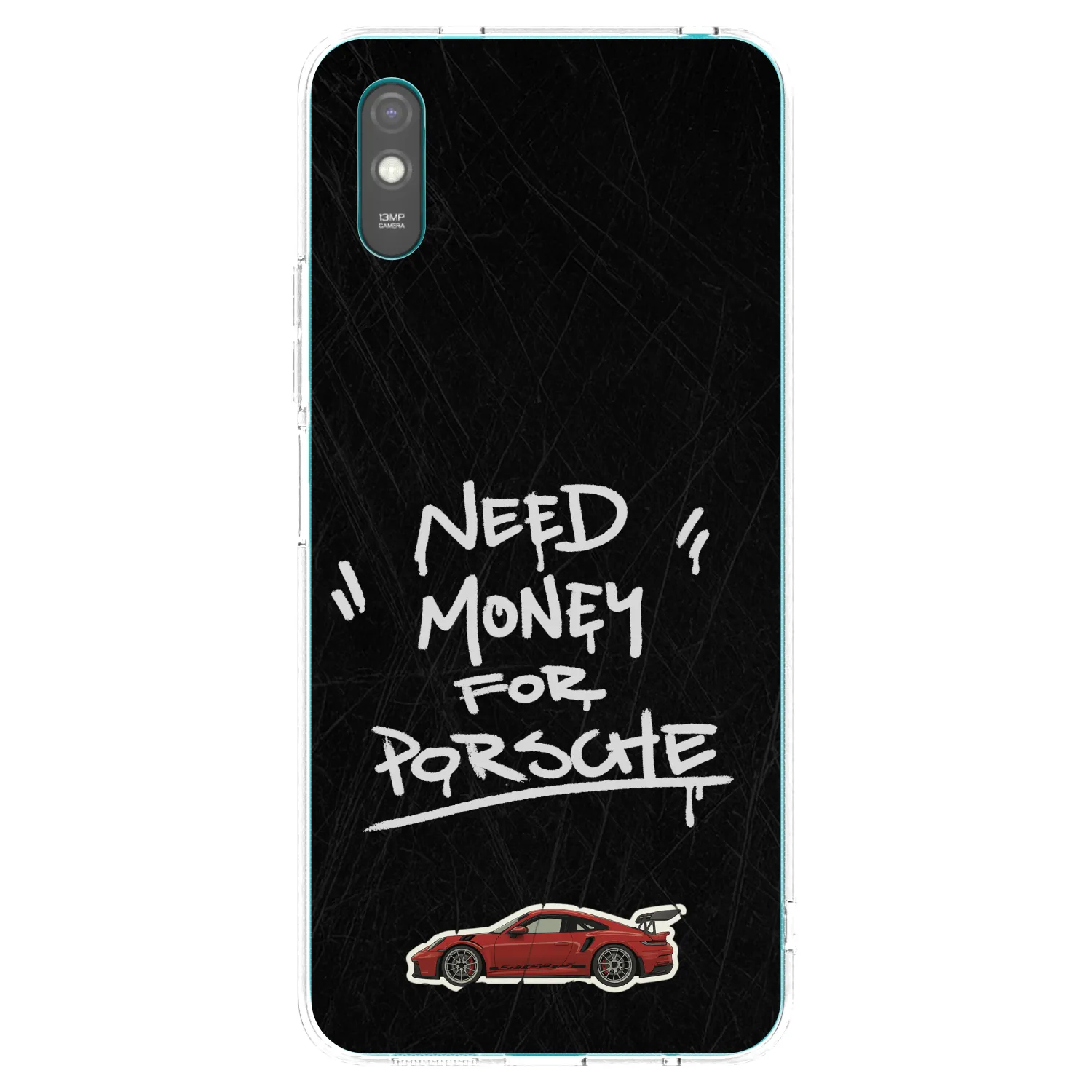 Picasee silikónový prehľadný obal pre Xiaomi Redmi 9AT - Dark Racer