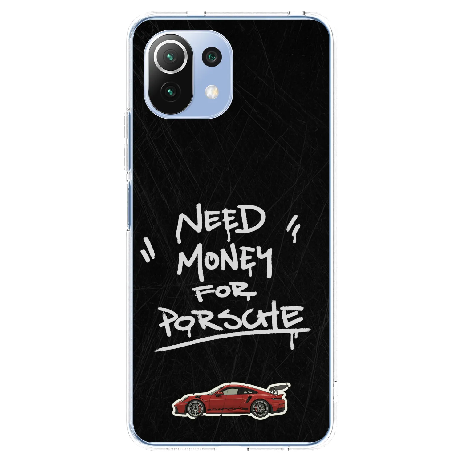 Picasee silikónový prehľadný obal pre Xiaomi Mi 11 Lite - Dark Racer