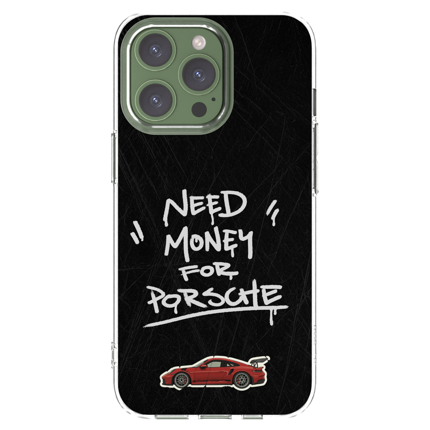 Picasee silikónový prehľadný obal pre Apple iPhone 13 Pro - Dark Racer