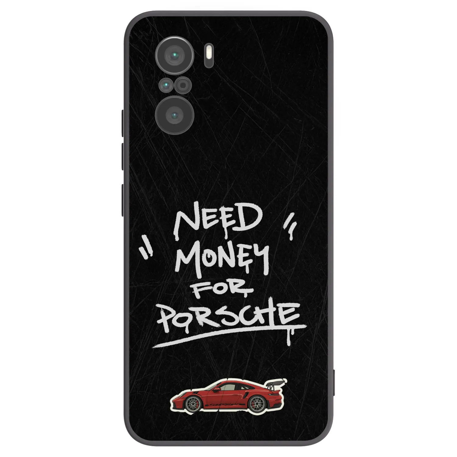 Picasee silikónový čierny obal pre Xiaomi Poco F3 - Dark Racer