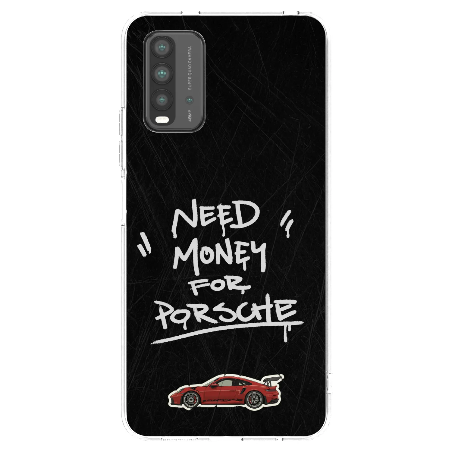 Picasee silikónový prehľadný obal pre Xiaomi Redmi 9T - Dark Racer