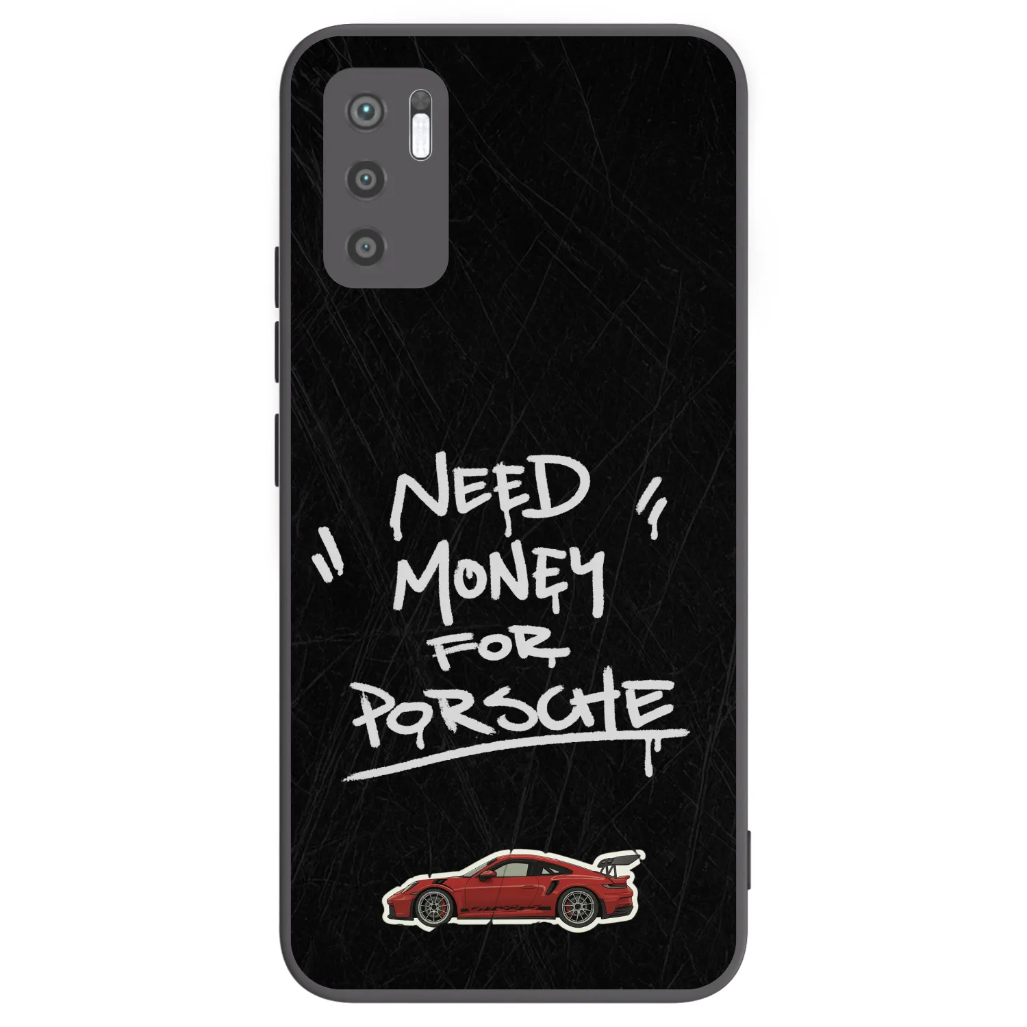 Picasee silikónový čierny obal pre Xiaomi Redmi Note 10 5G - Dark Racer