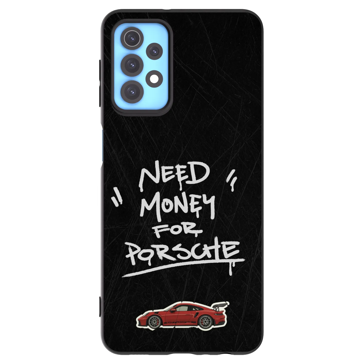Picasee silikónový čierny obal pre Samsung Galaxy A32 4G SM-A325F - Dark Racer