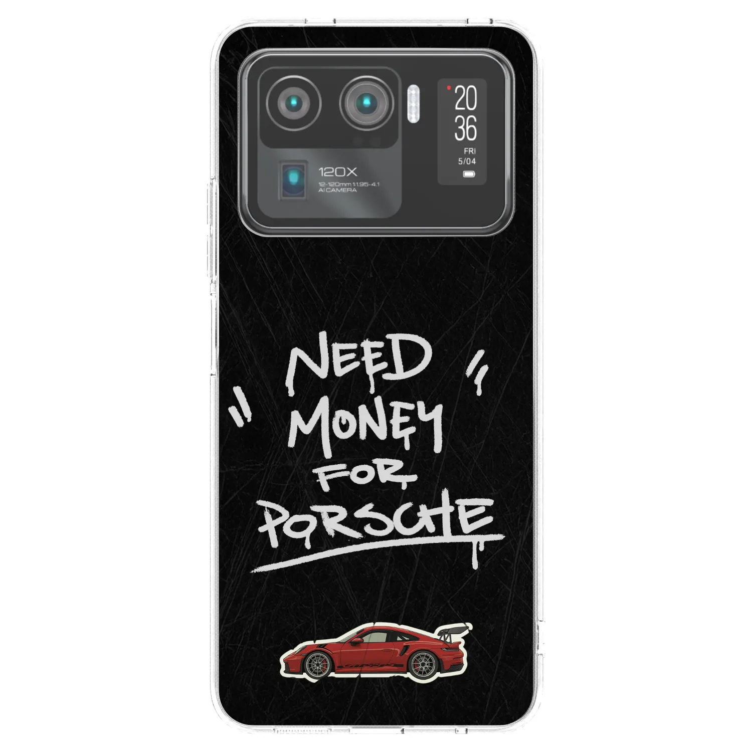 Picasee silikónový prehľadný obal pre Xiaomi Mi 11 Ultra - Dark Racer