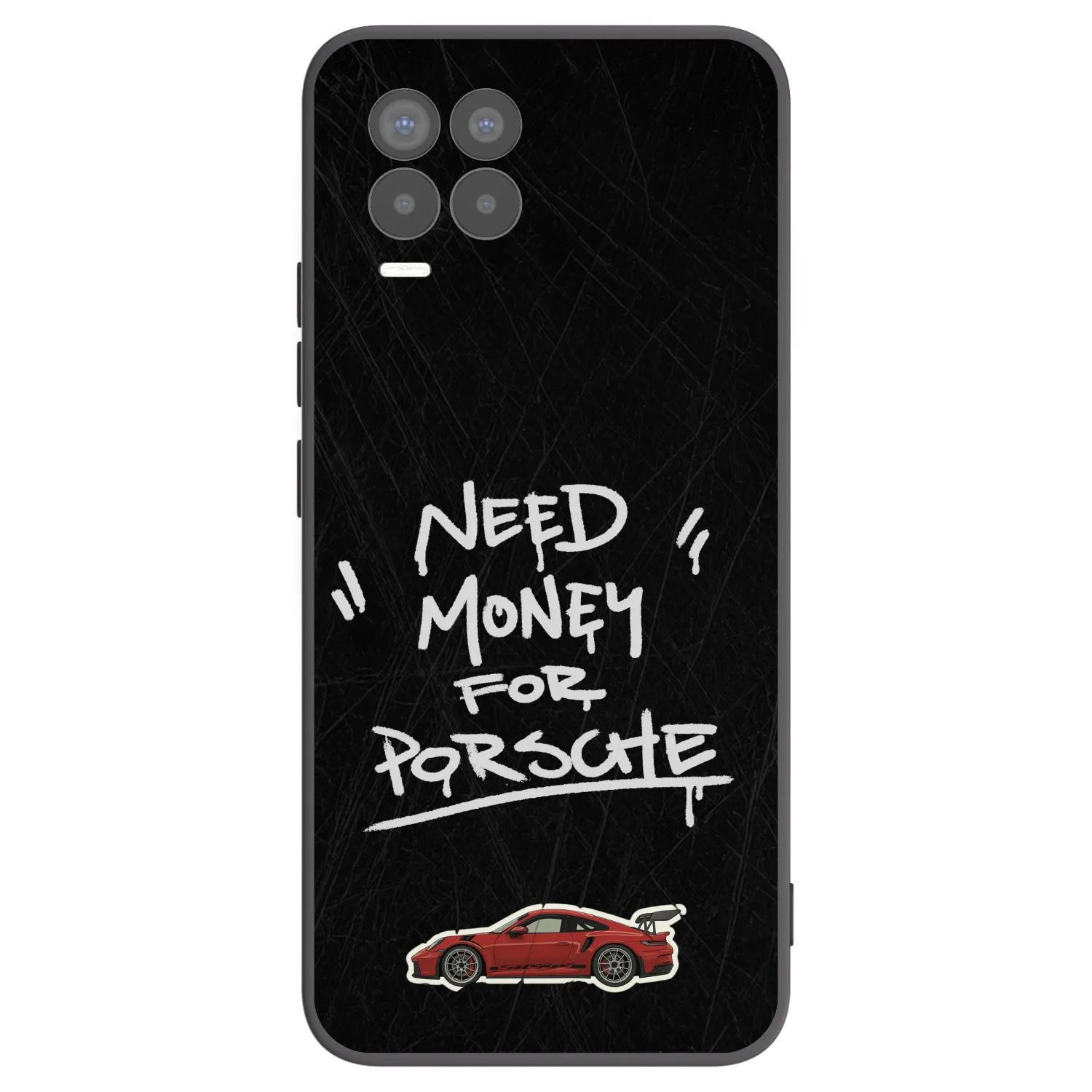 Picasee silikónový čierny obal pre Realme 8 4G - Dark Racer
