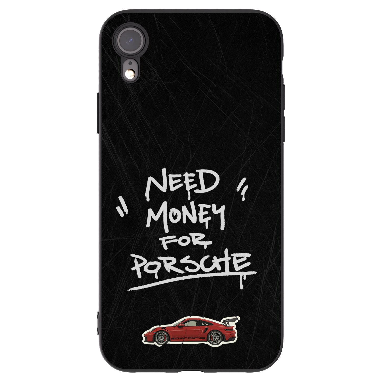 Picasee silikónový čierny obal pre Apple iPhone XR - Dark Racer