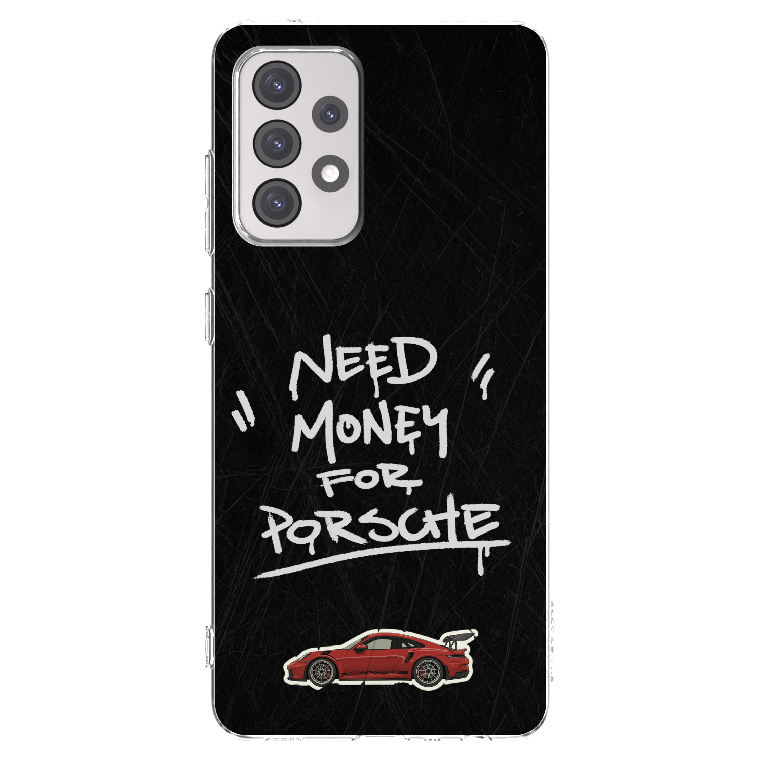 Picasee silikónový prehľadný obal pre Samsung Galaxy A52s 5G A528B - Dark Racer
