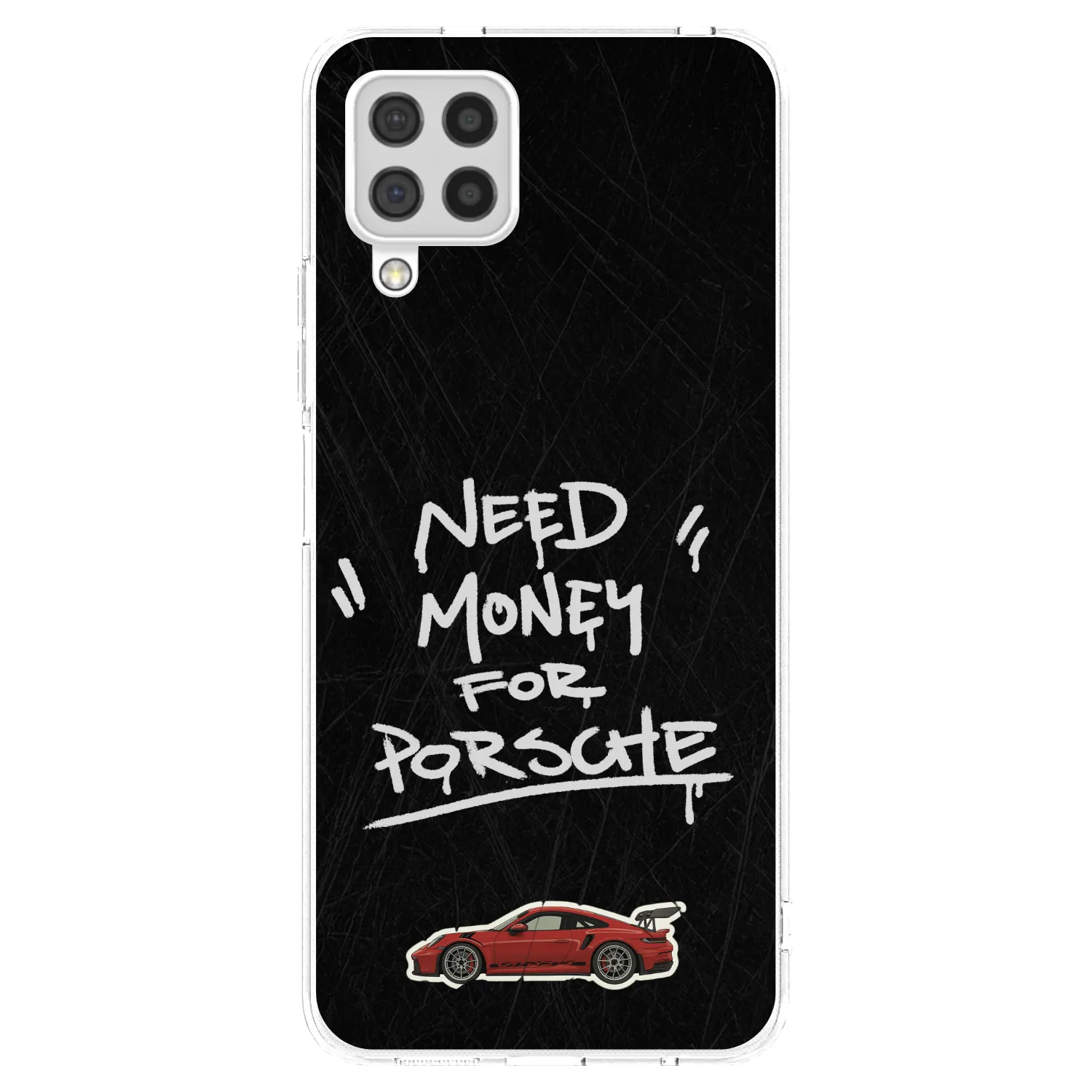Silikónový prehľadný obal pre Samsung Galaxy A22 A225F 4G - Dark Racer