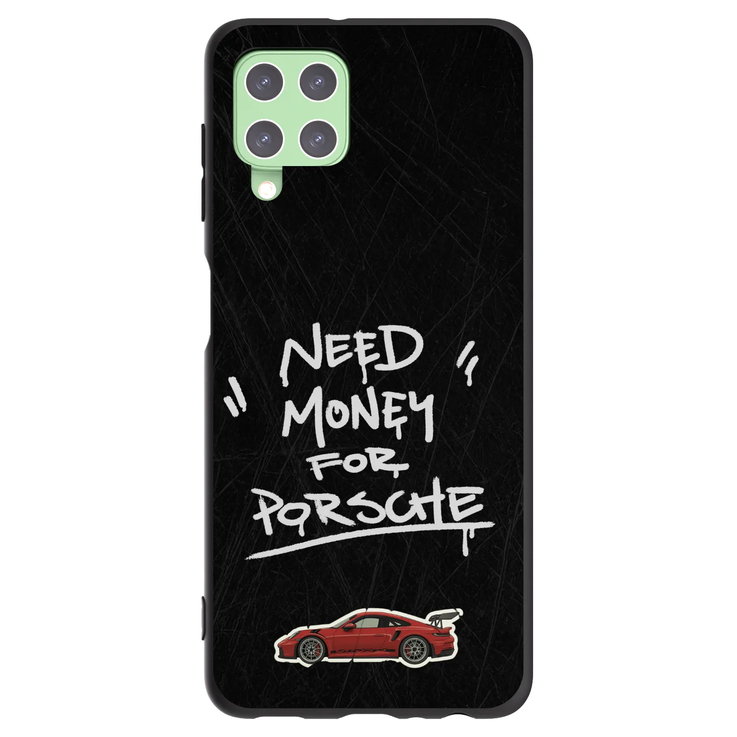 Picasee silikónový čierny obal pre Samsung Galaxy A22 A225F 4G - Dark Racer