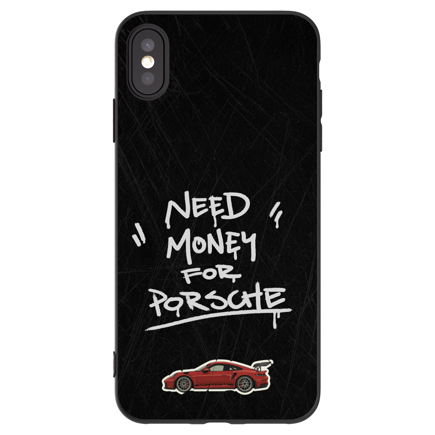 Picasee silikónový čierny obal pre Apple iPhone XS Max - Dark Racer
