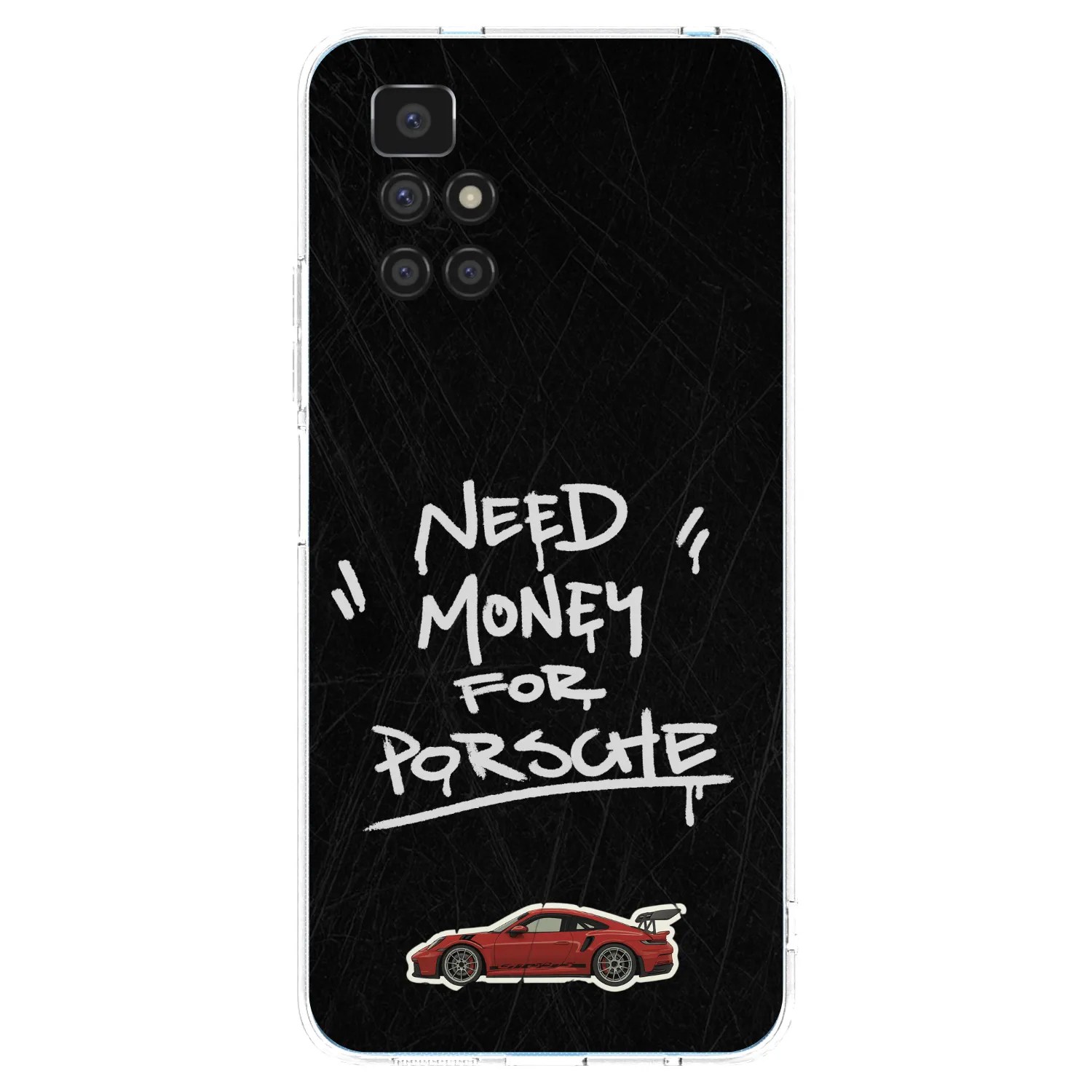 Picasee silikónový prehľadný obal pre Xiaomi Redmi 10 - Dark Racer