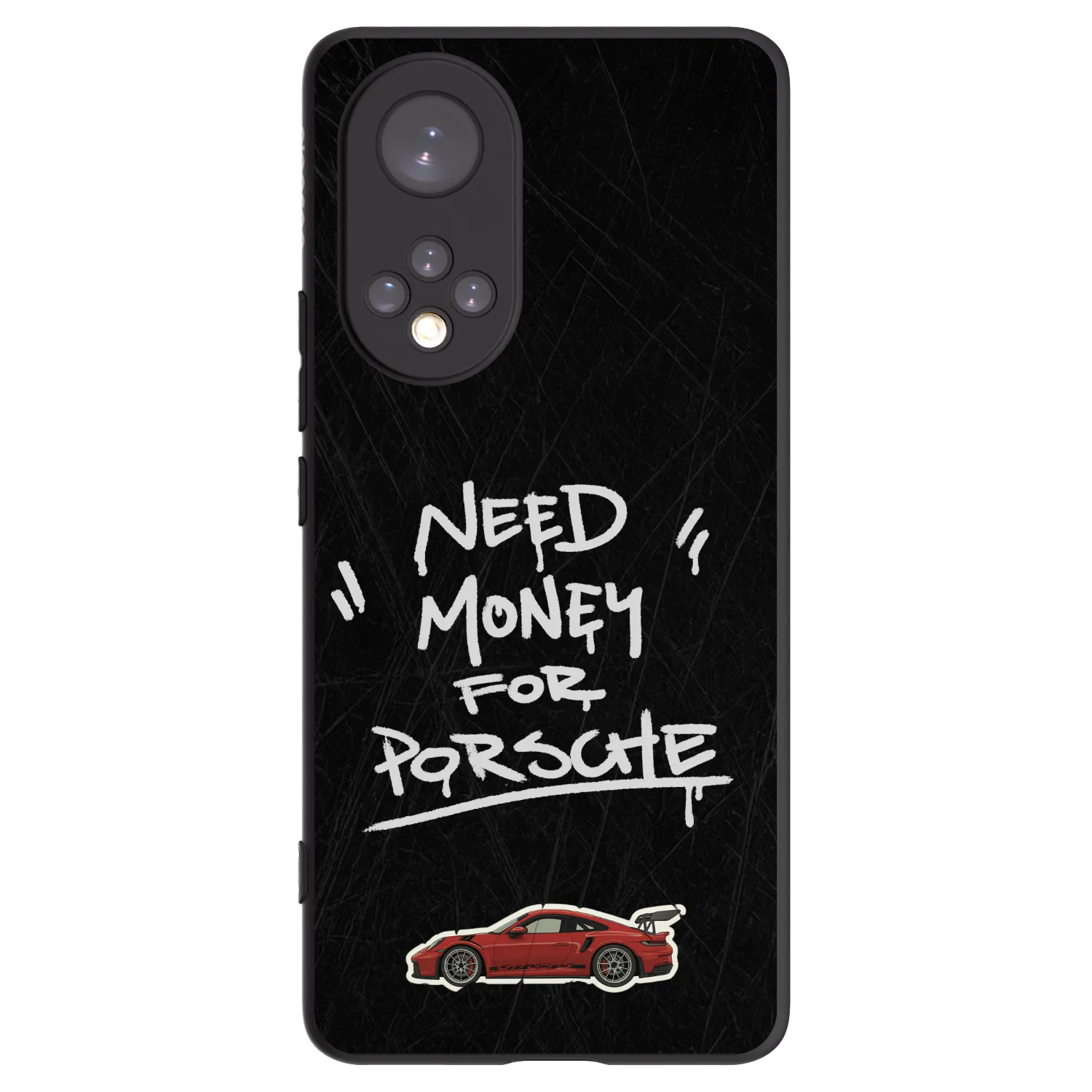 Picasee silikónový čierny obal pre Honor 50 5G - Dark Racer