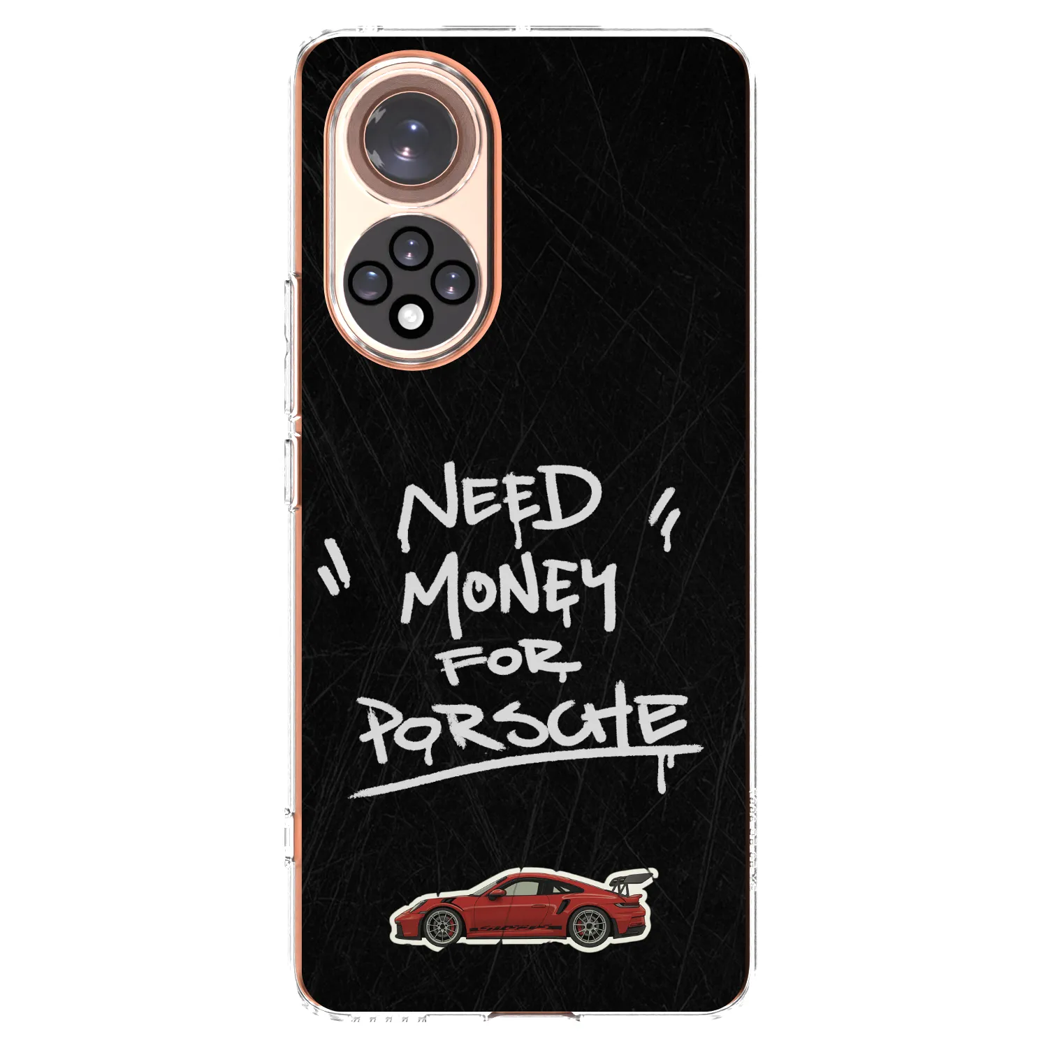 Picasee silikónový prehľadný obal pre Honor 50 5G - Dark Racer
