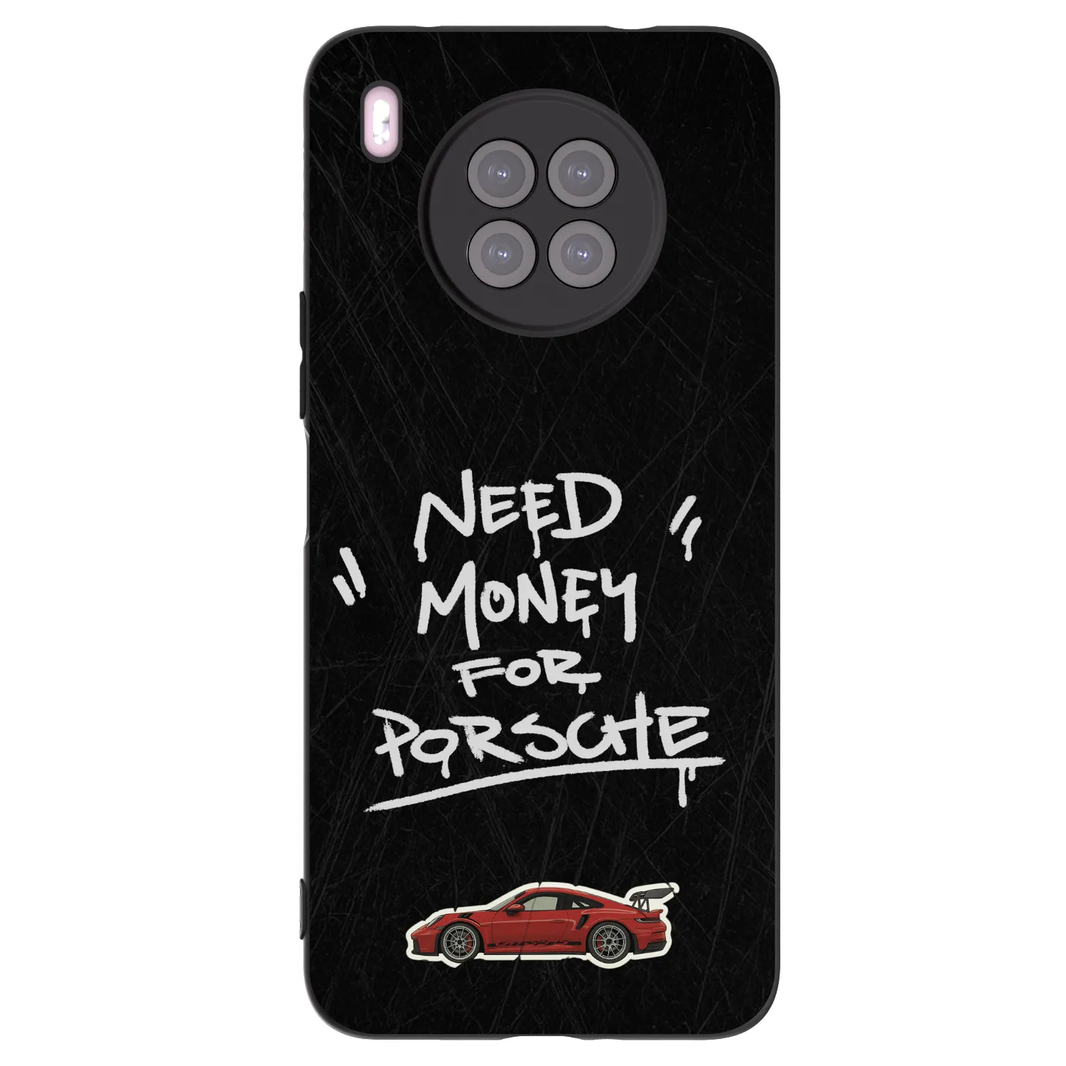 Picasee silikónový čierny obal pre Huawei Nova 8i - Dark Racer