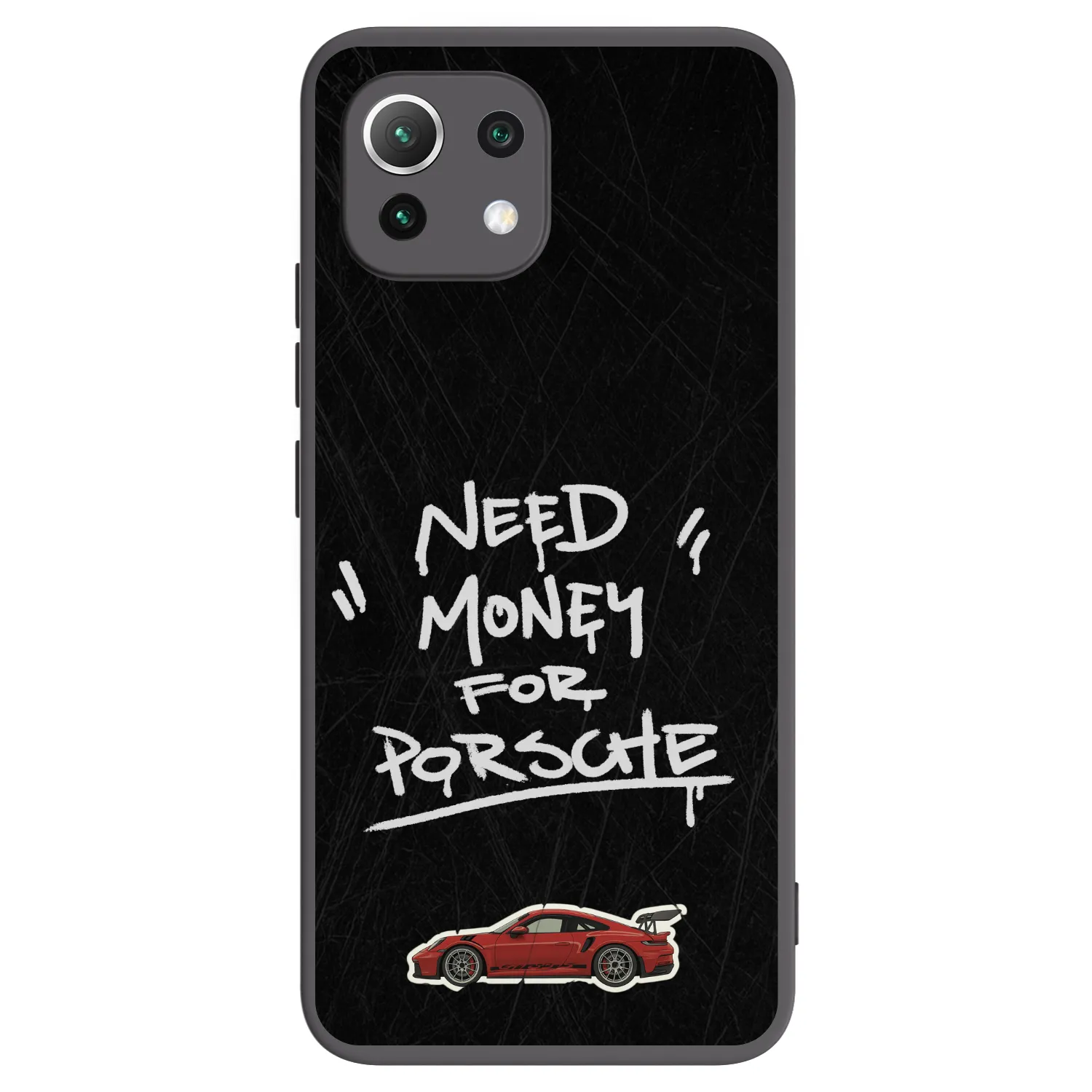 Picasee silikónový čierny obal pre Xiaomi 11 Lite 5G NE - Dark Racer