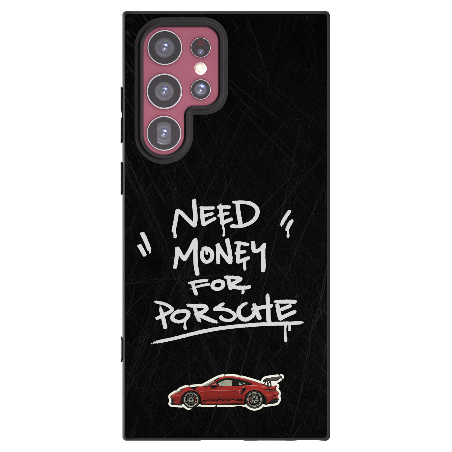 Picasee silikónový čierny obal pre Samsung Galaxy S22 Ultra 5G - Dark Racer