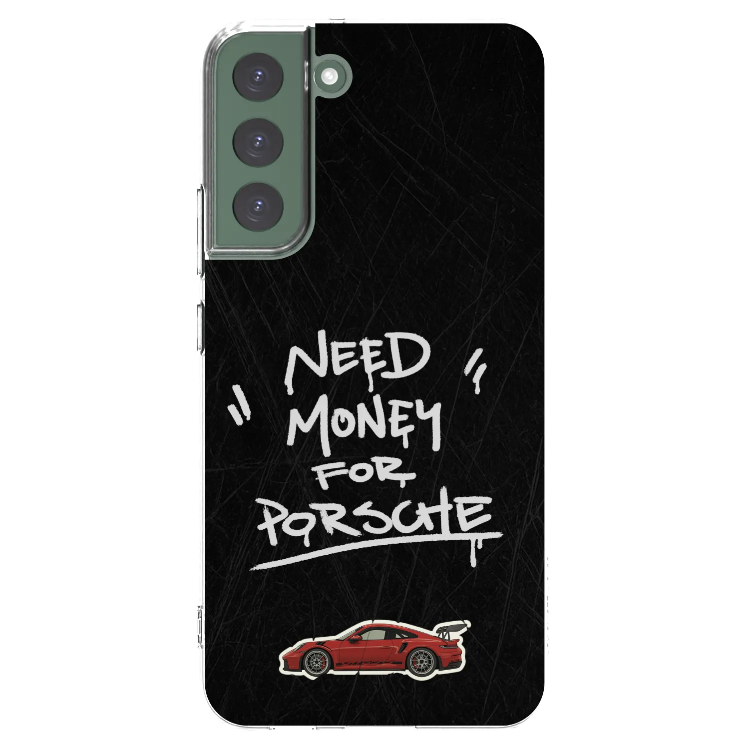 Picasee silikónový prehľadný obal pre Samsung Galaxy S22+ 5G - Dark Racer
