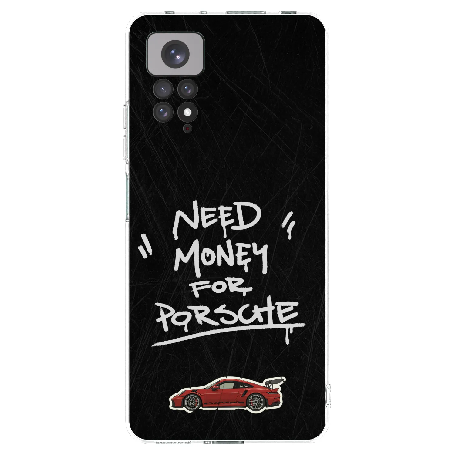 Picasee silikónový prehľadný obal pre Xiaomi Redmi Note 11 - Dark Racer
