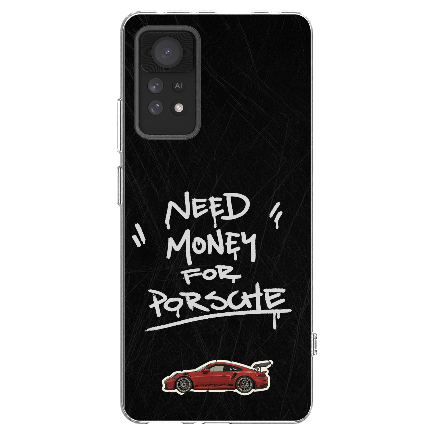 Picasee silikónový prehľadný obal pre Xiaomi Redmi Note 11 Pro 5G - Dark Racer