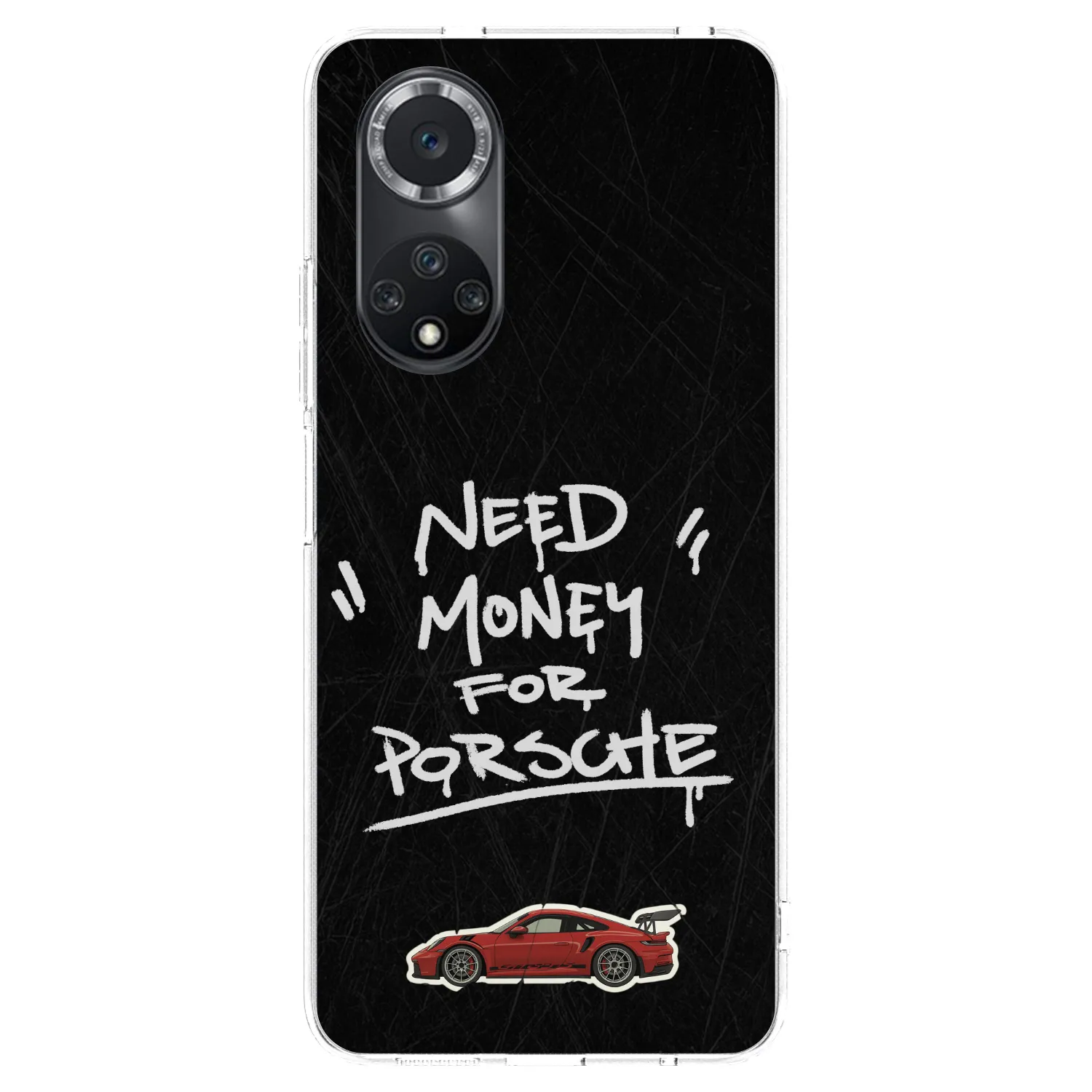 Silikónový prehľadný obal pre Huawei Nova 9 SE - Dark Racer