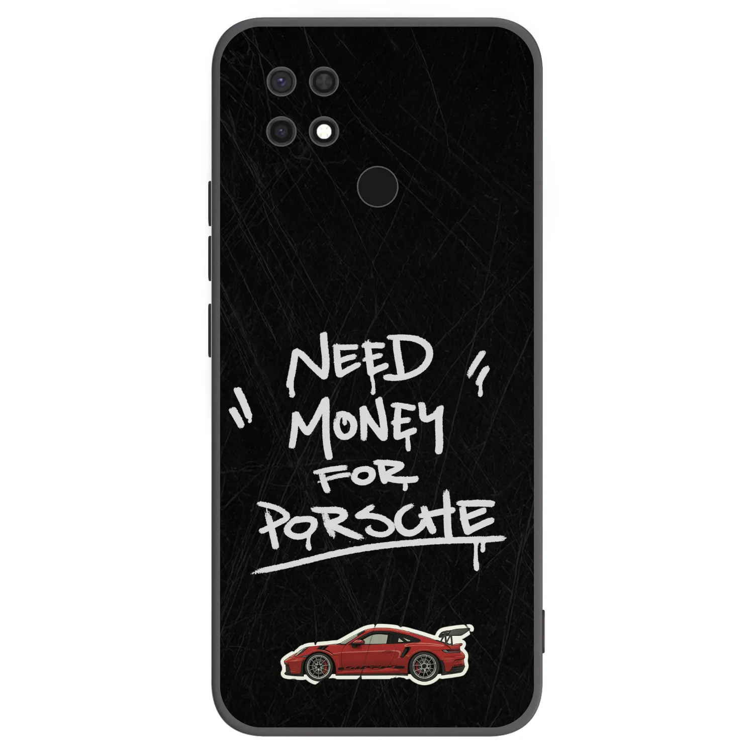 Picasee silikónový čierny obal pre Xiaomi Redmi 10C - Dark Racer