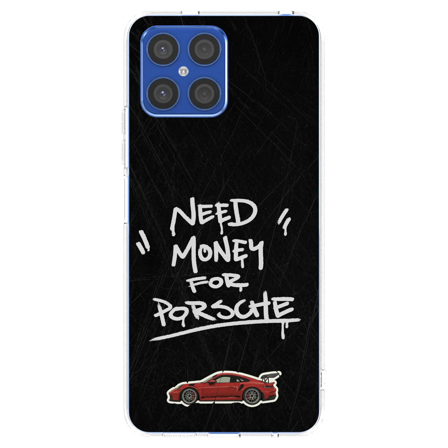 Picasee silikónový prehľadný obal pre Honor X8 4G - Dark Racer