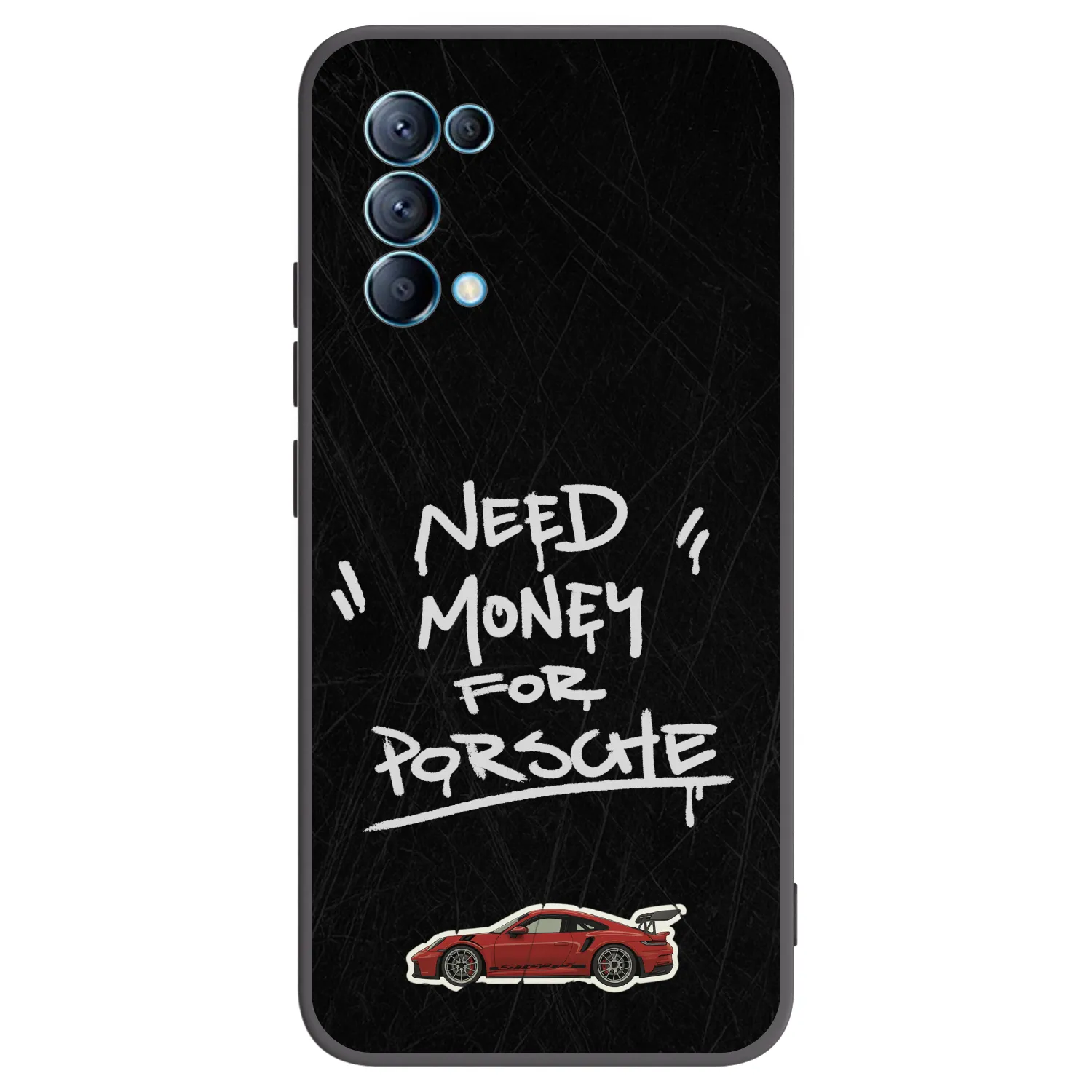 Picasee silikónový čierny obal pre OPPO Reno 5 5G - Dark Racer