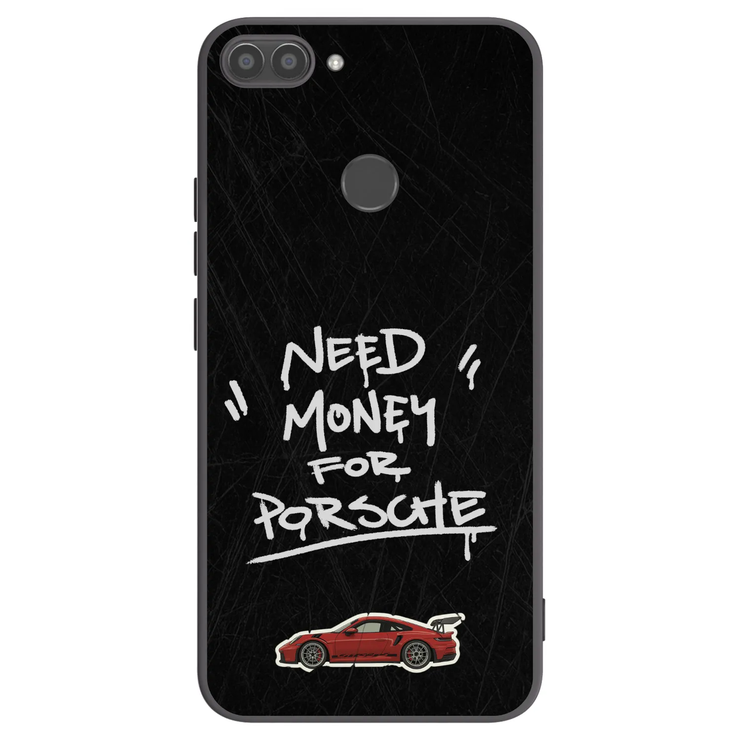 Picasee silikónový čierny obal pre Huawei P Smart - Dark Racer